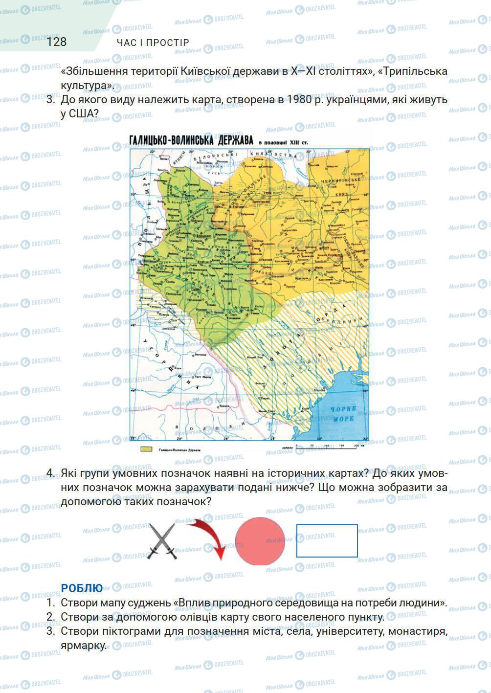 Підручники Історія України 5 клас сторінка 128