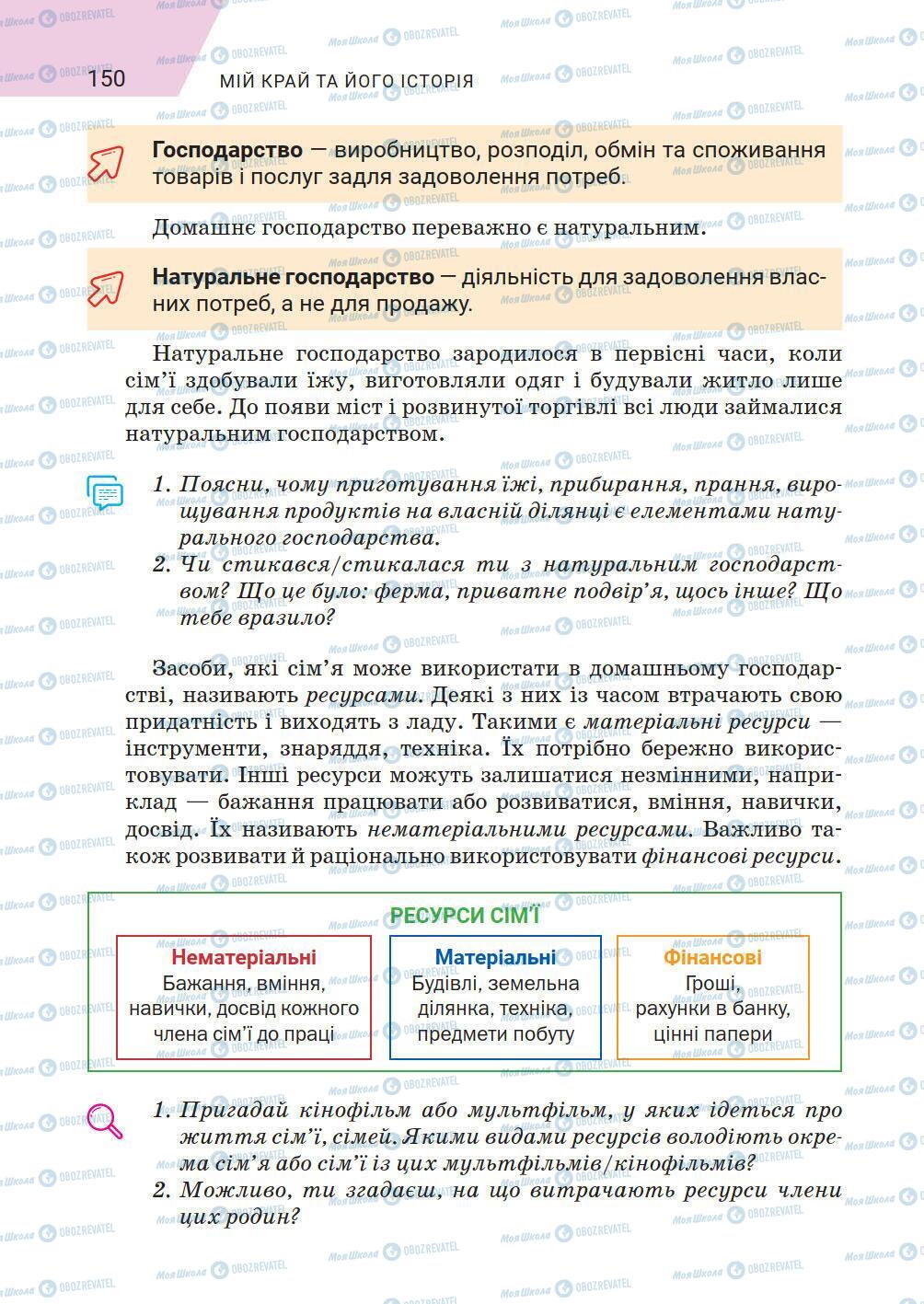 Підручники Історія України 5 клас сторінка 150