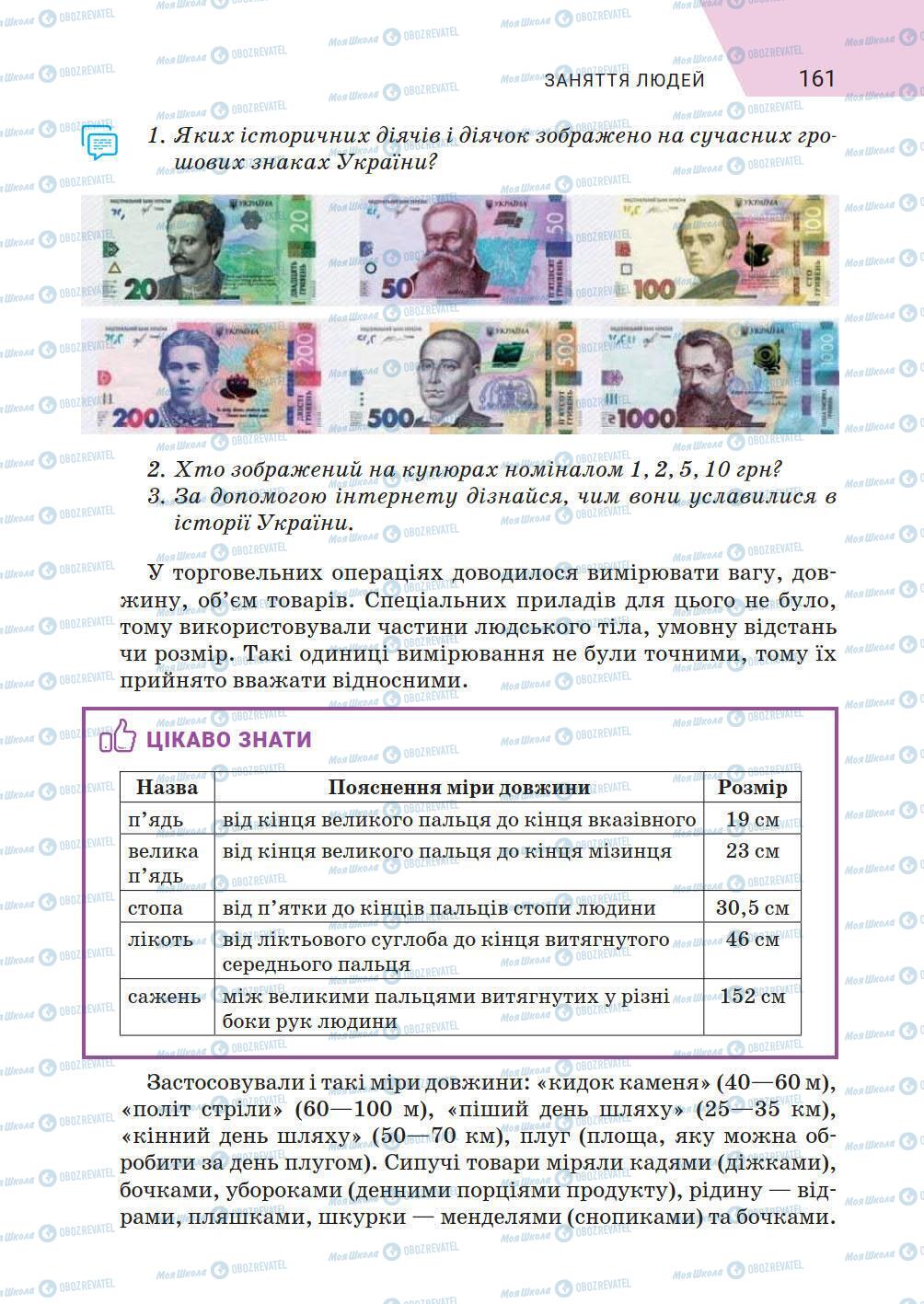 Підручники Історія України 5 клас сторінка 161