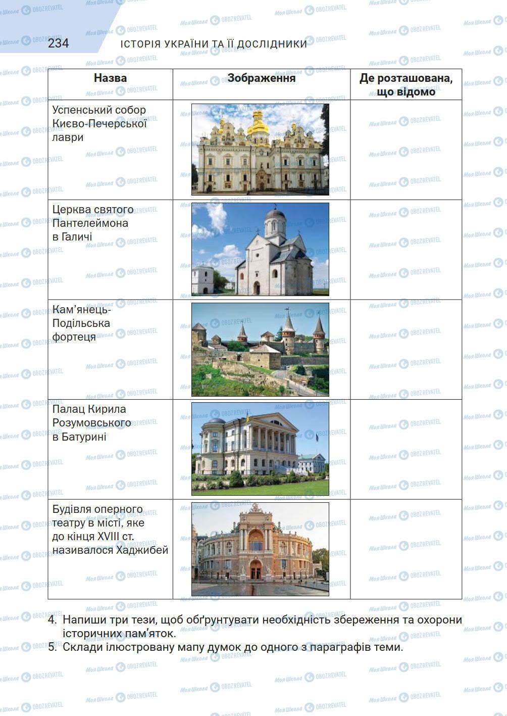 Підручники Історія України 5 клас сторінка 234