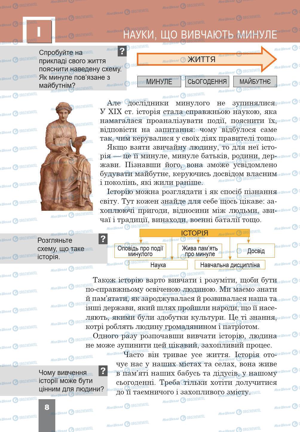 Підручники Історія України 5 клас сторінка 8