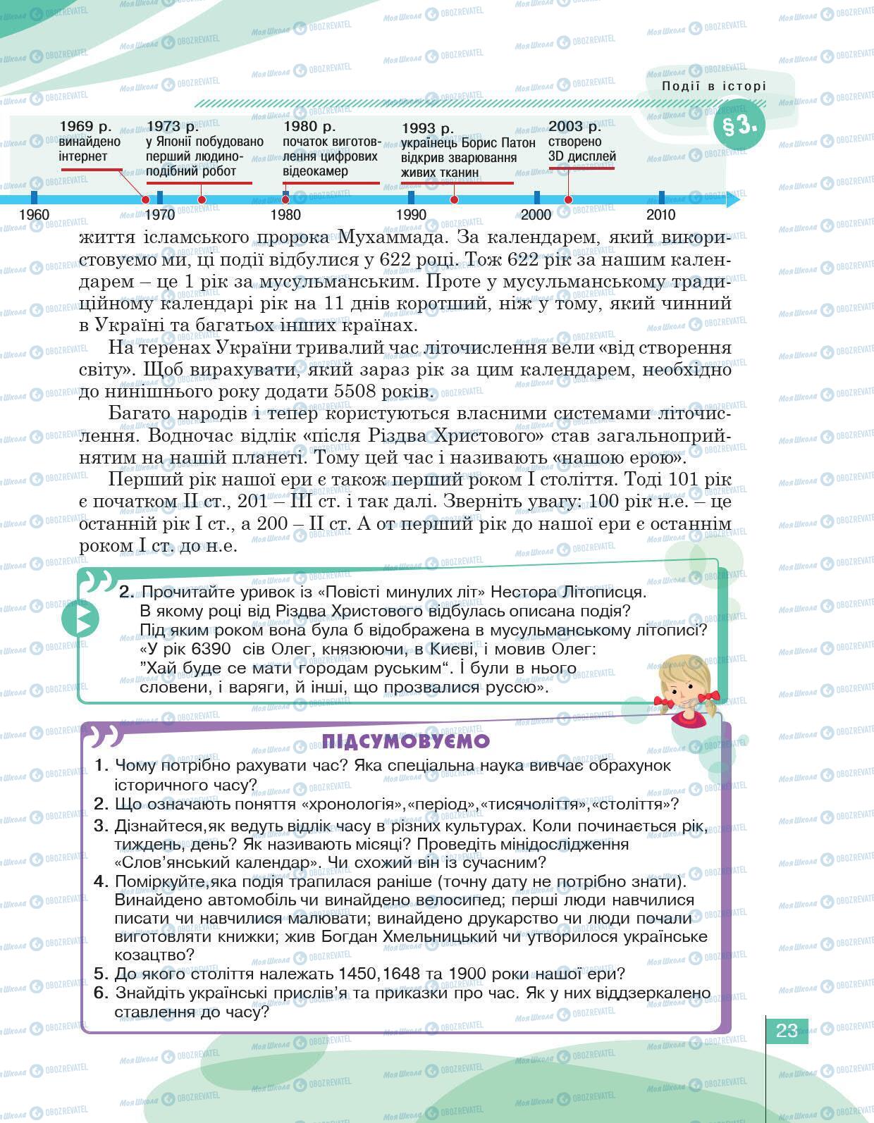 Підручники Історія України 5 клас сторінка 23