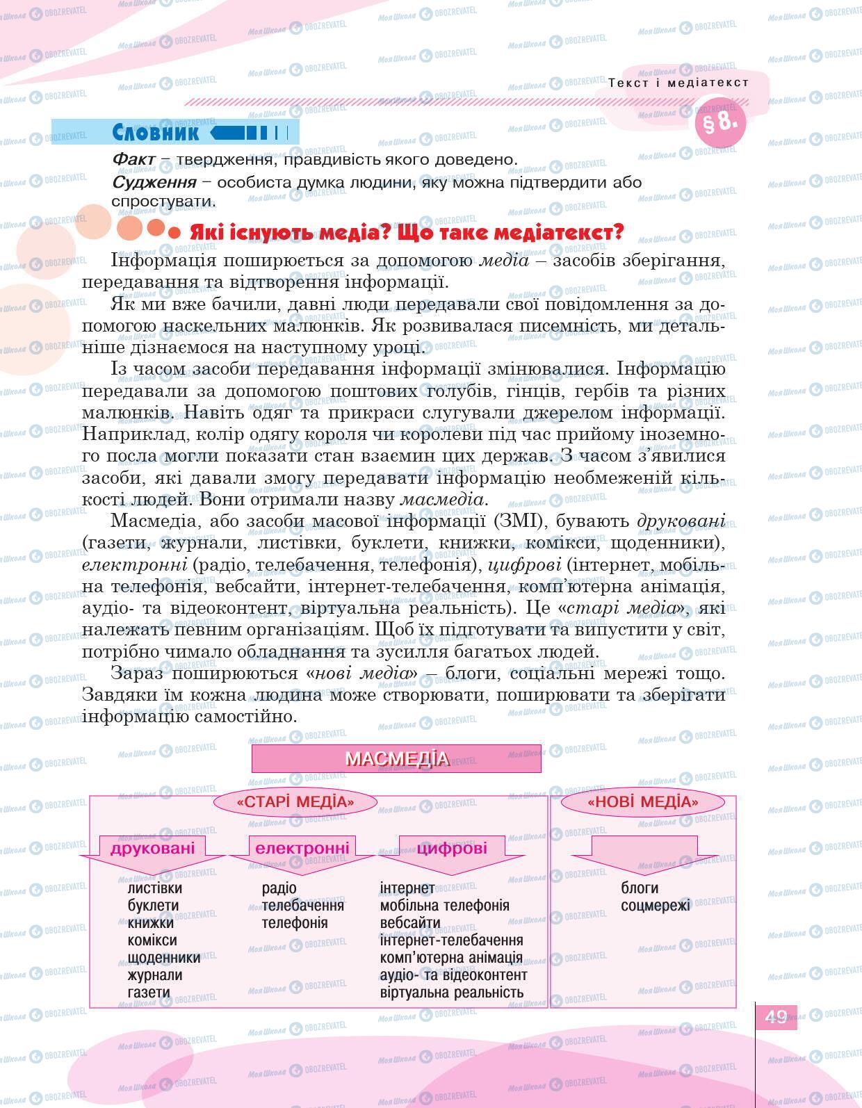 Учебники История Украины 5 класс страница 49