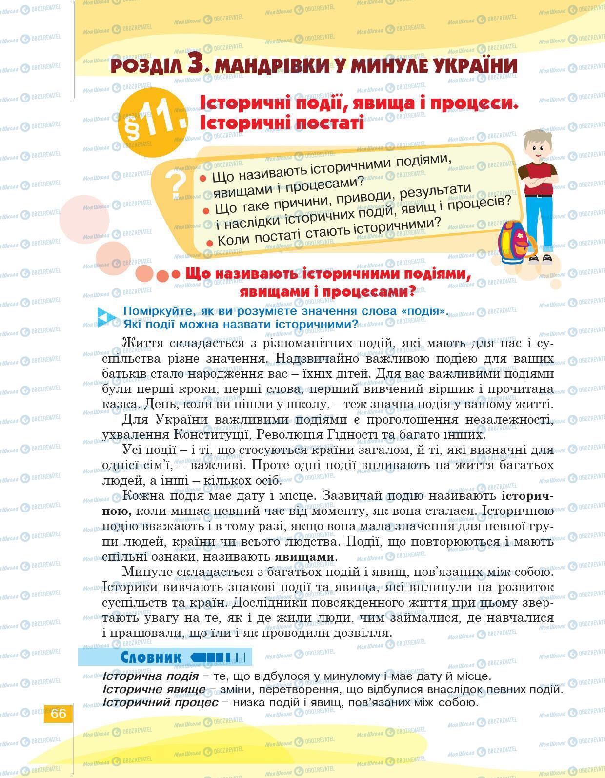 Підручники Історія України 5 клас сторінка 66