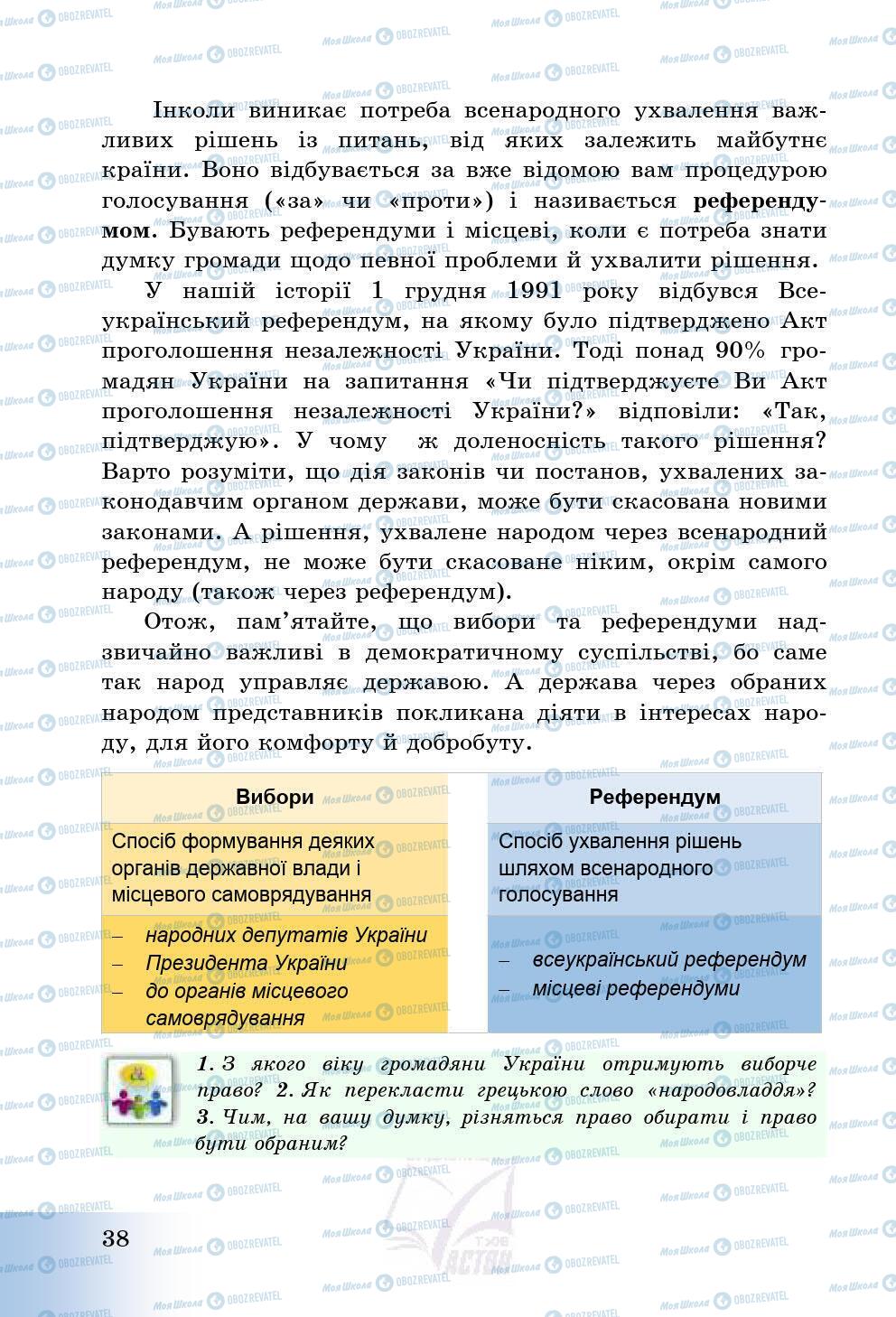 Підручники Історія України 5 клас сторінка 38