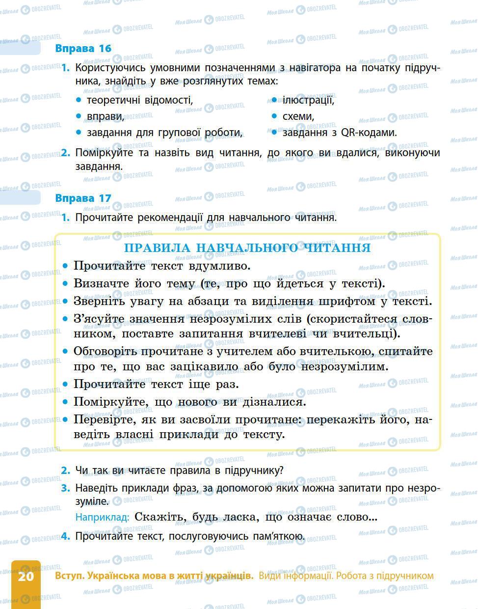 Підручники Українська мова 5 клас сторінка 15