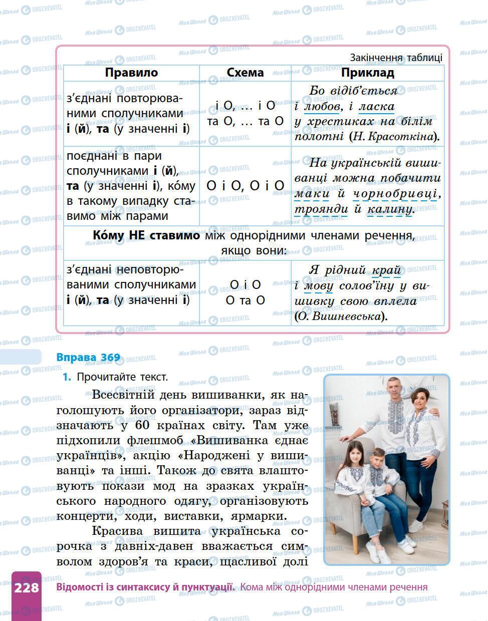 Підручники Українська мова 5 клас сторінка 228