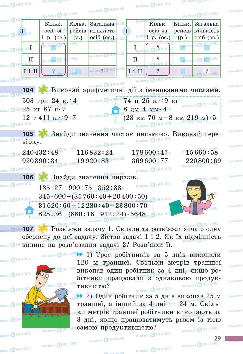 Підручники Математика 5 клас сторінка 29