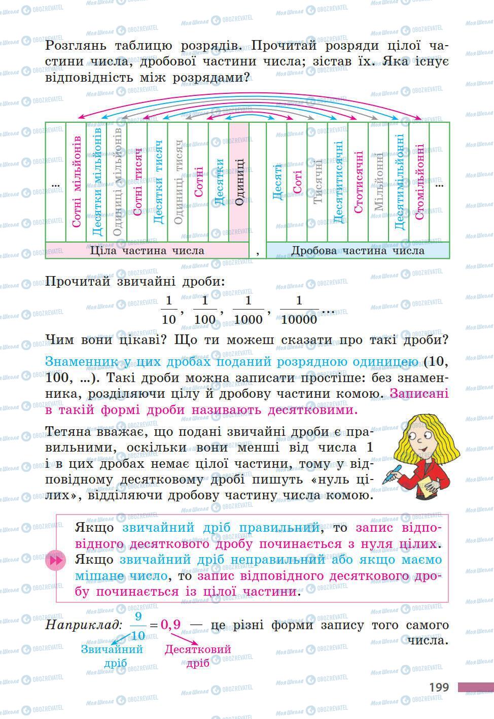 Підручники Математика 5 клас сторінка 199