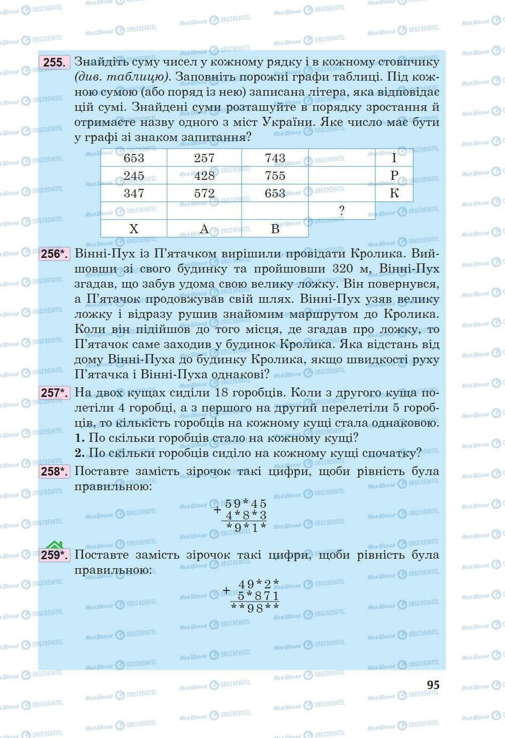 Підручники Математика 5 клас сторінка 95