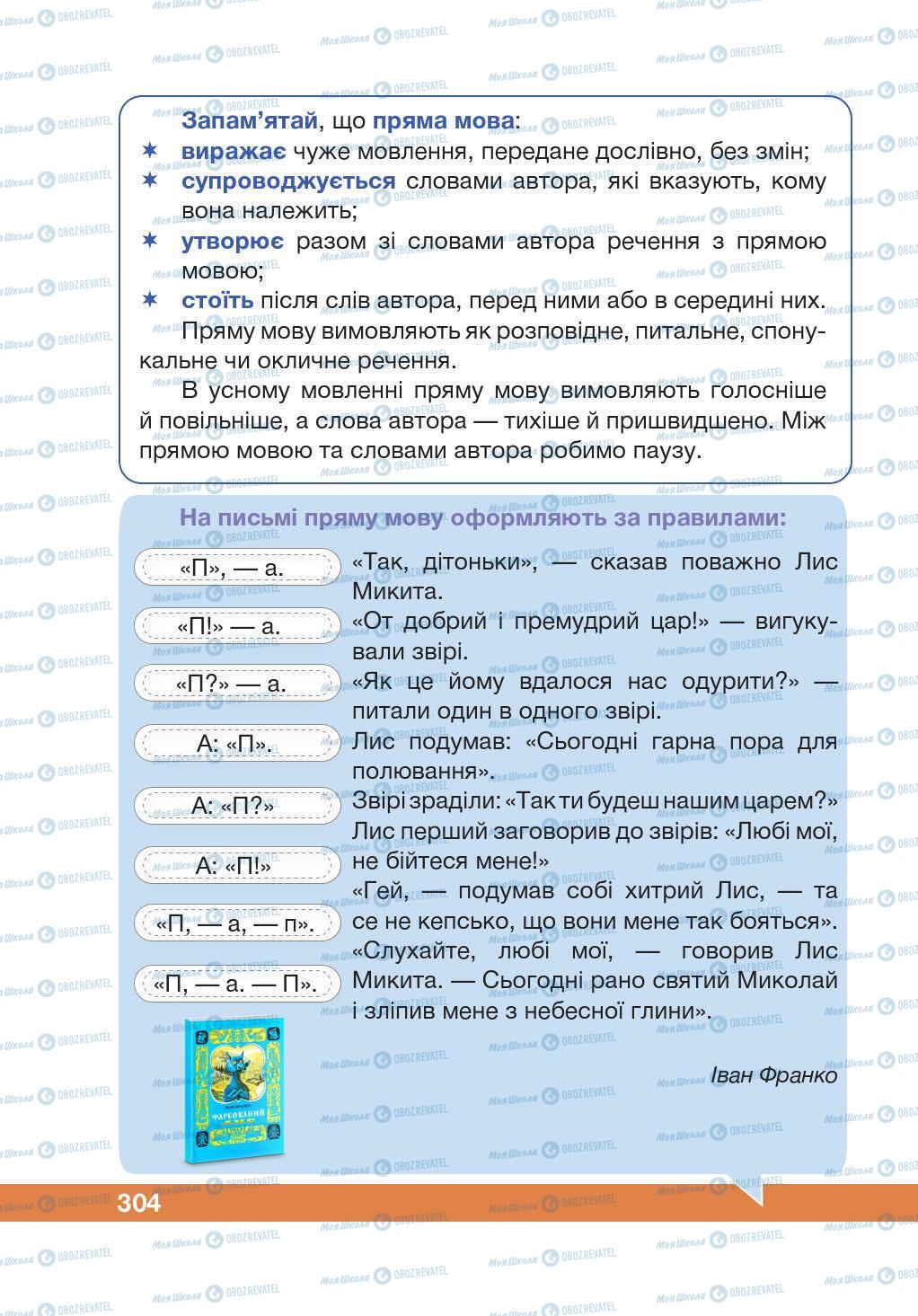 Підручники Українська мова 5 клас сторінка 304