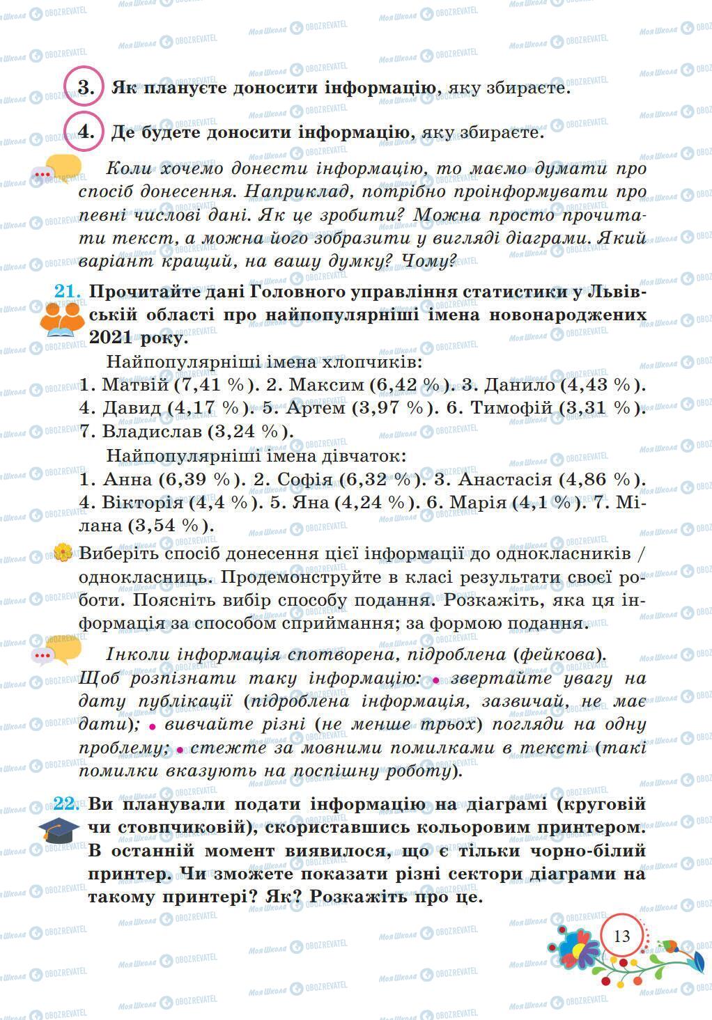 Підручники Українська мова 5 клас сторінка 13