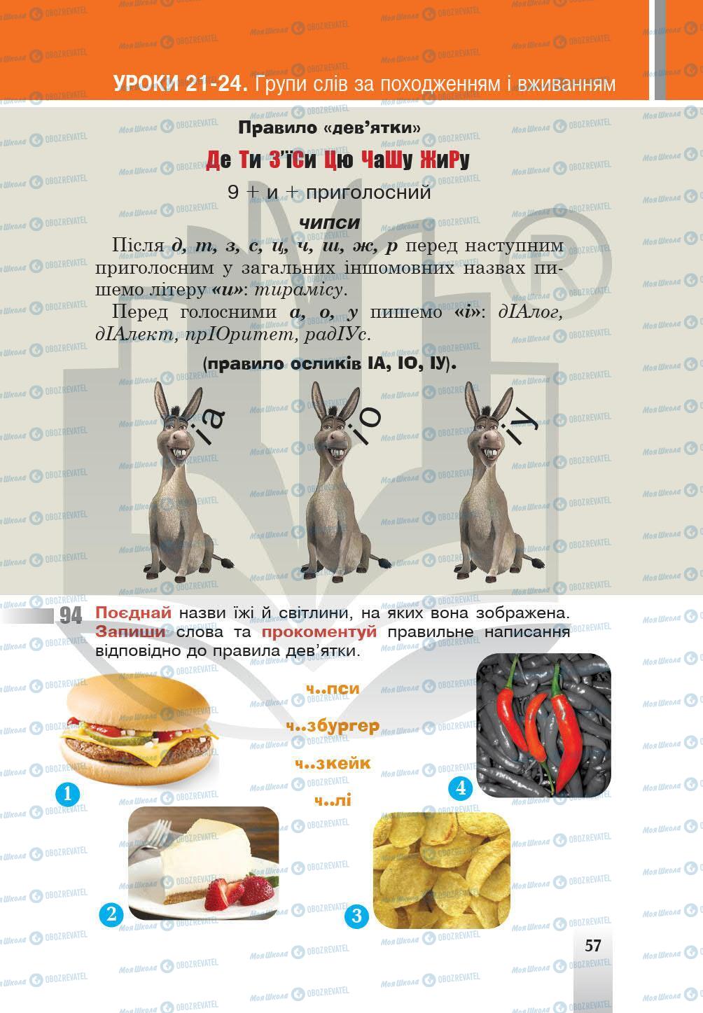 Учебники Укр мова 5 класс страница 57