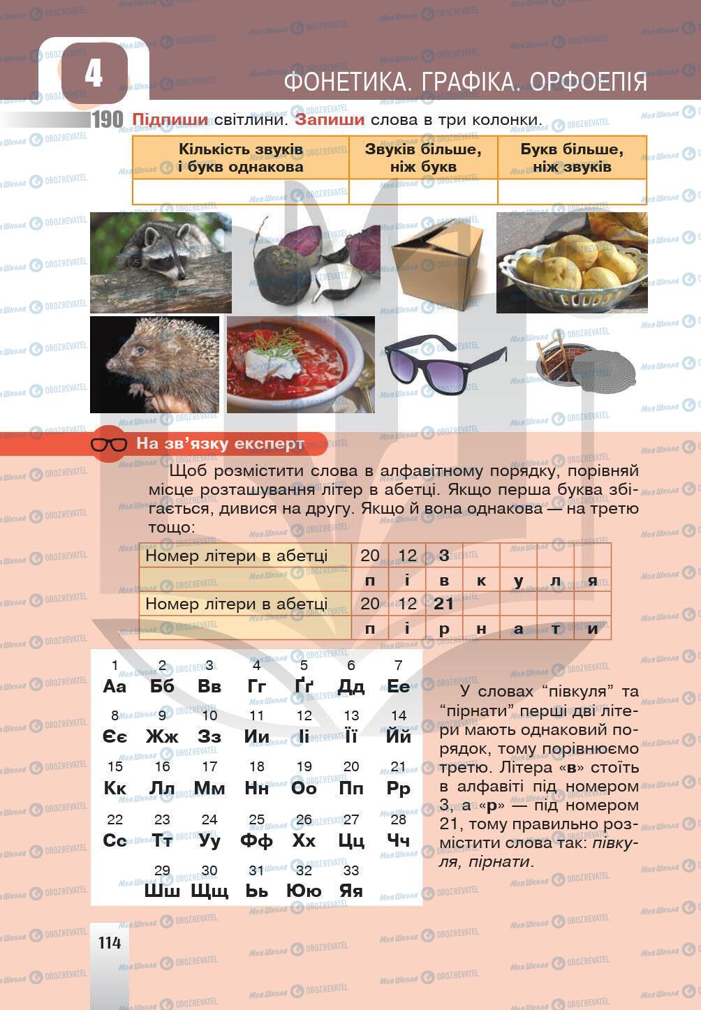 Учебники Укр мова 5 класс страница 114