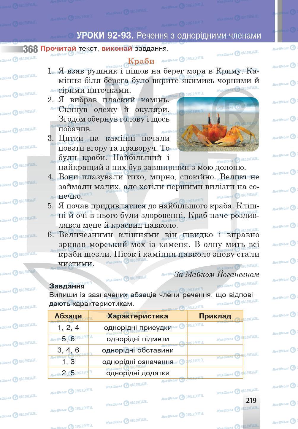 Підручники Українська мова 5 клас сторінка 219