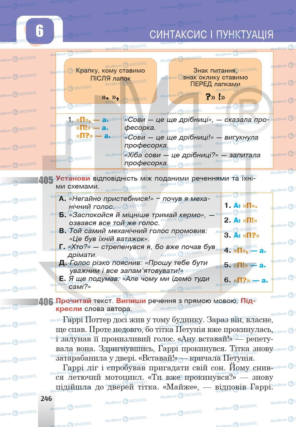 Учебники Укр мова 5 класс страница 246