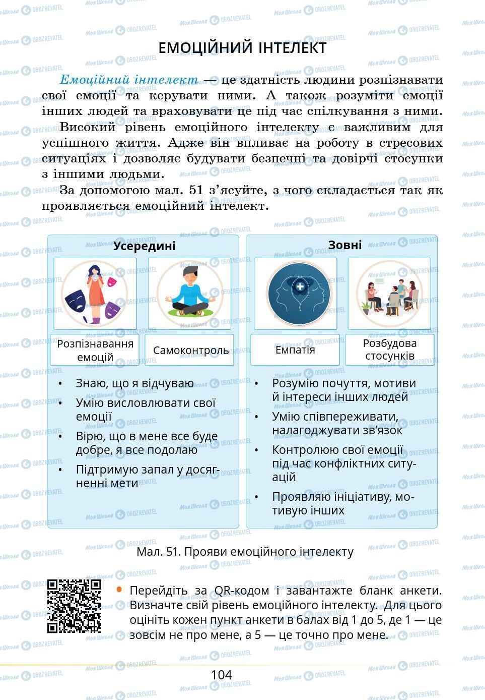 Підручники Основи здоров'я 5 клас сторінка 104