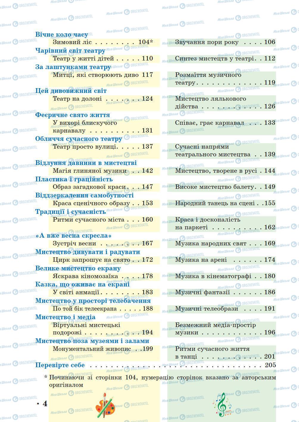 Підручники Мистецтво 5 клас сторінка 4