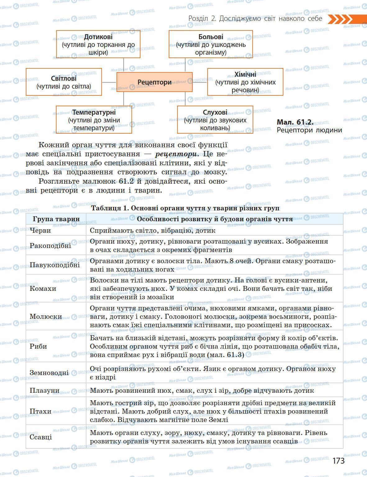 Підручники Природознавство 5 клас сторінка 173