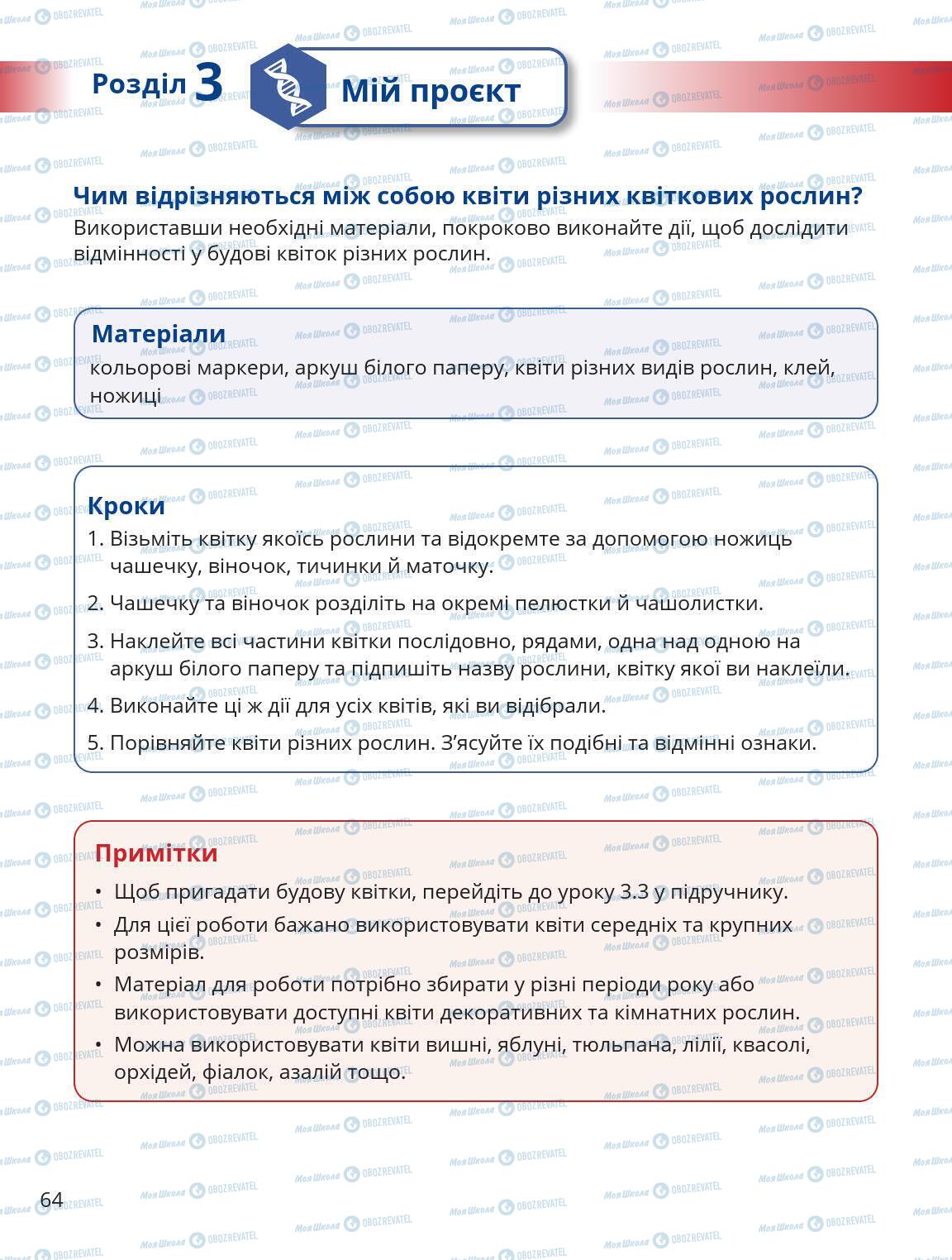 Підручники Природознавство 5 клас сторінка 64