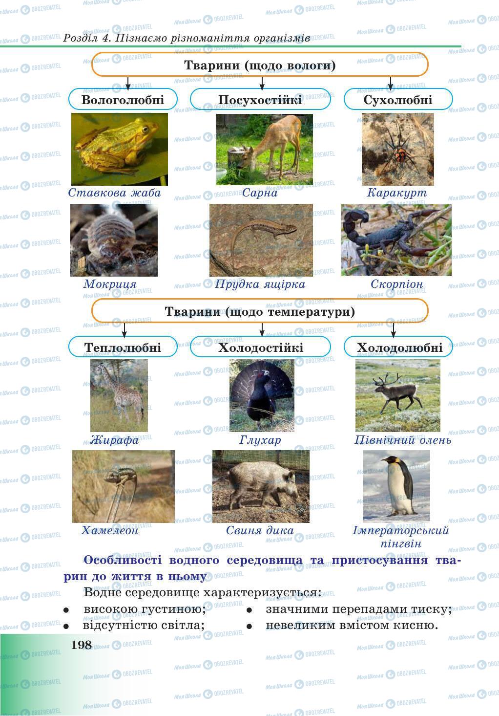 Учебники Природоведение 5 класс страница 198