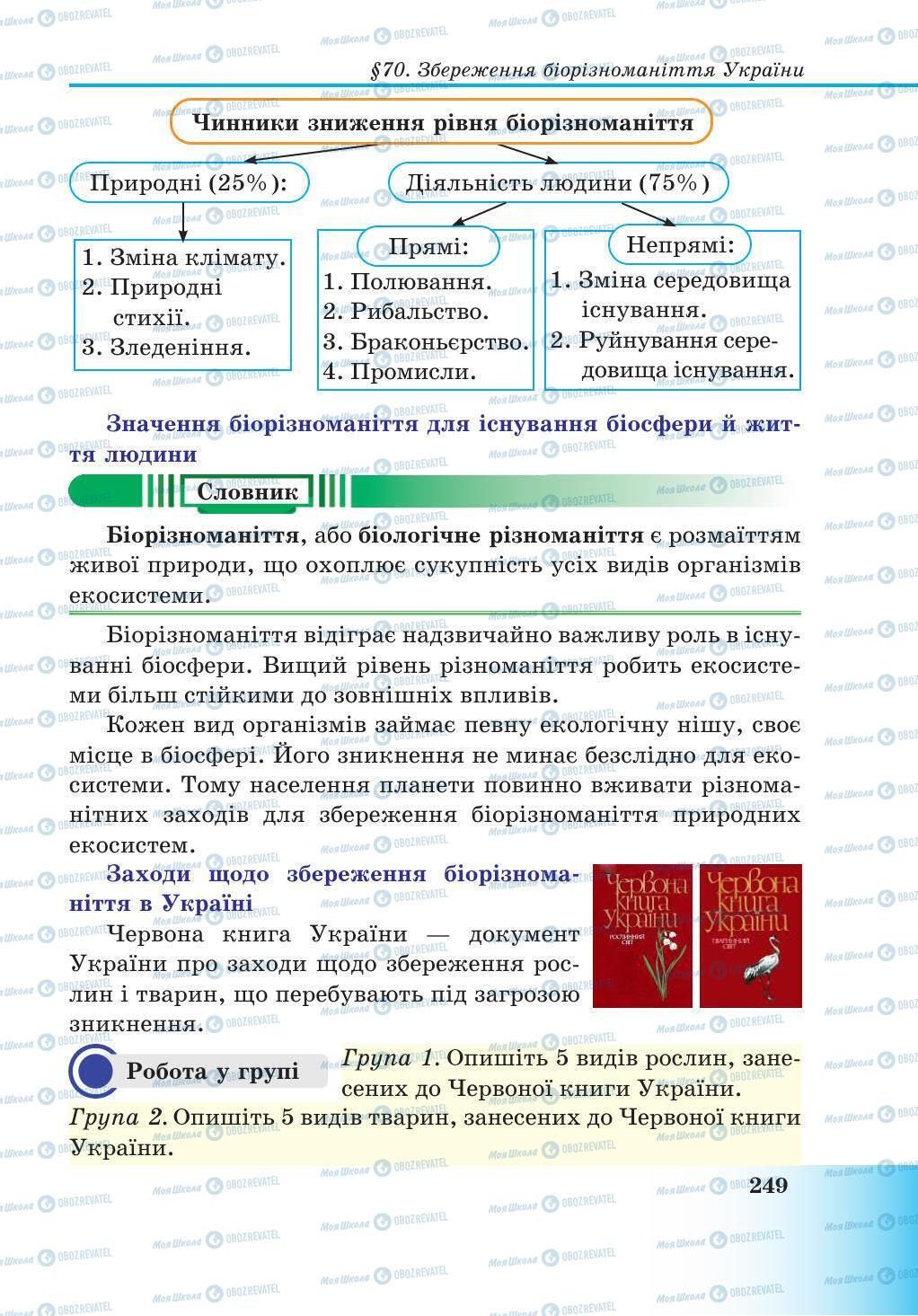 Учебники Природоведение 5 класс страница 249