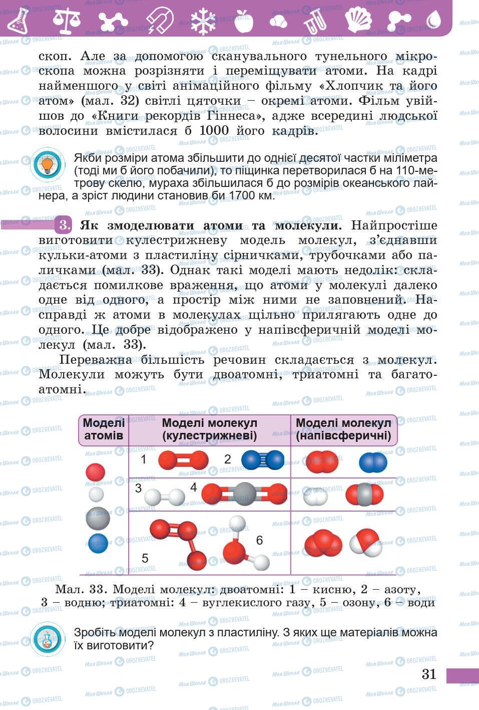 Підручники Природознавство 5 клас сторінка 31