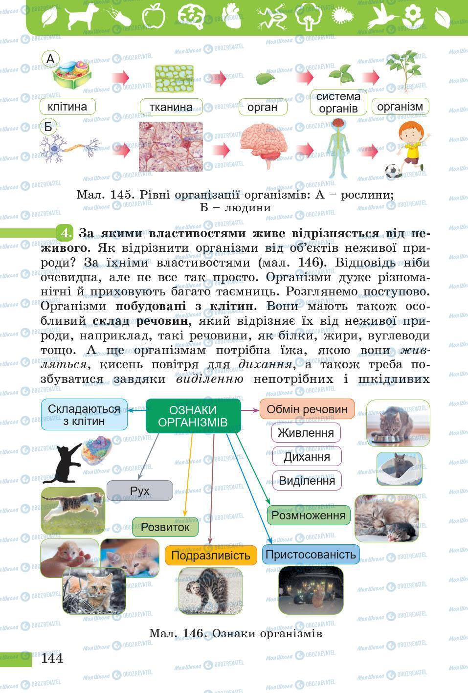 Учебники Природоведение 5 класс страница 144