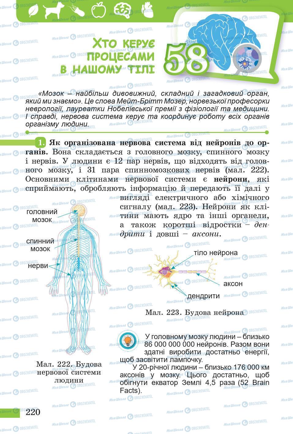 Учебники Природоведение 5 класс страница 220