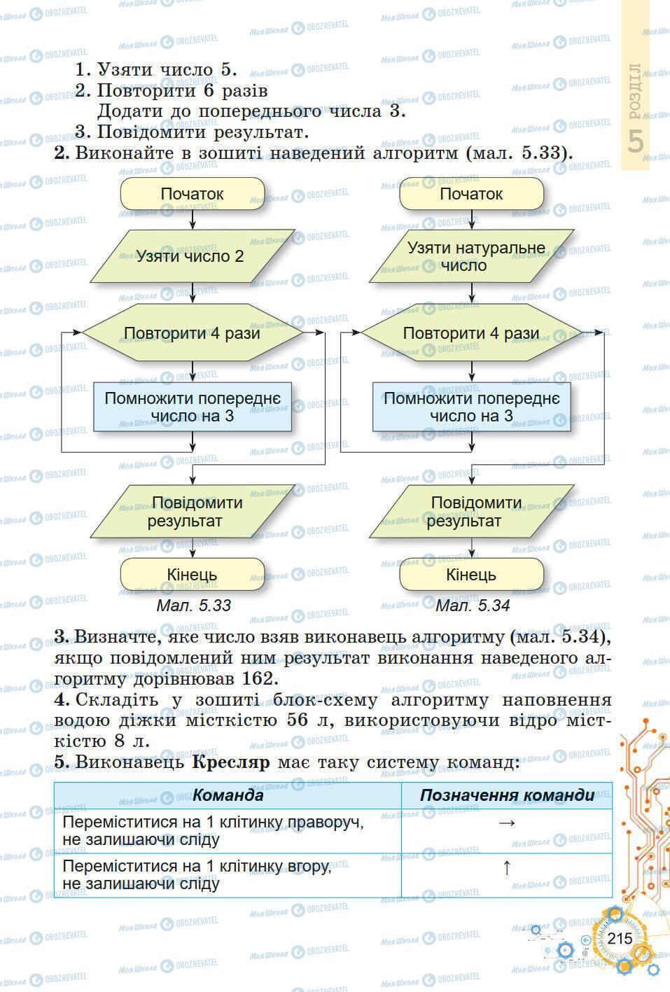 Учебники Информатика 5 класс страница 215