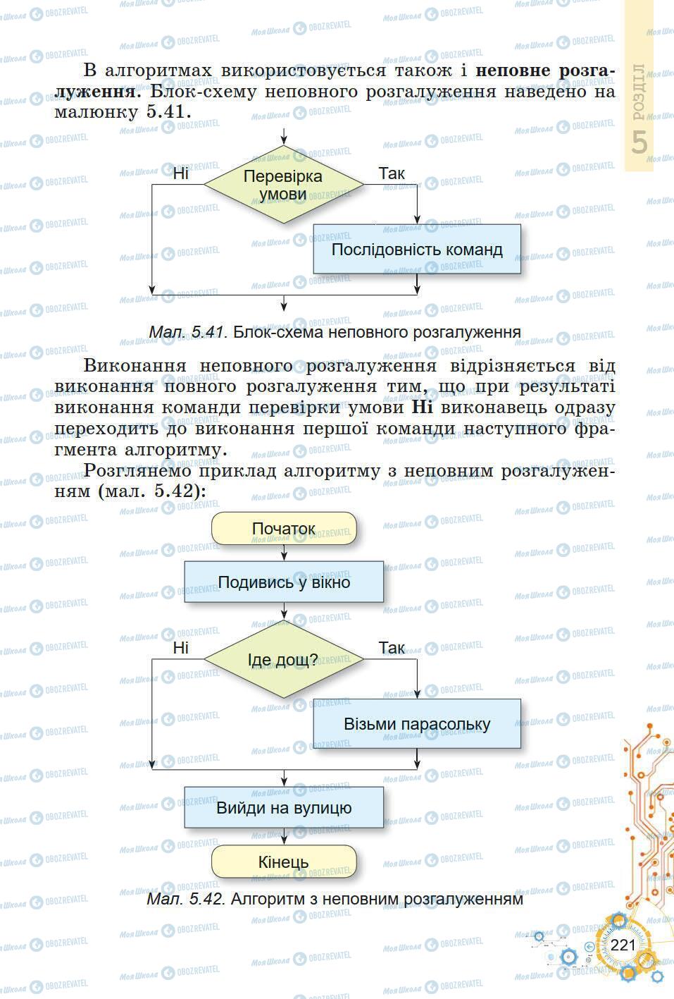 Учебники Информатика 5 класс страница 221