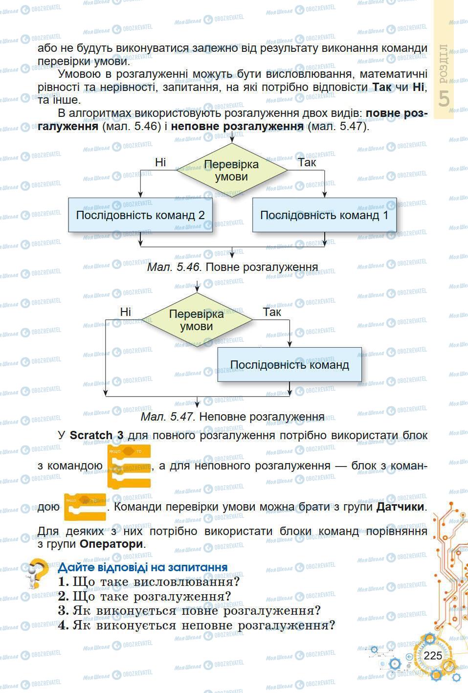 Учебники Информатика 5 класс страница 225