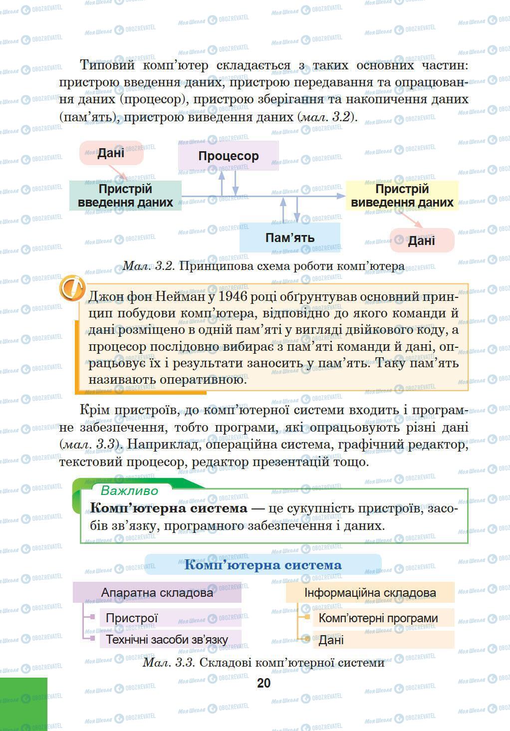 Учебники Информатика 5 класс страница 20