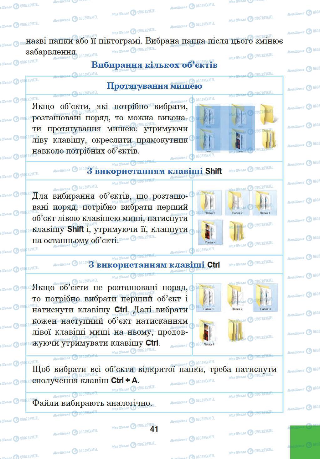 Підручники Інформатика 5 клас сторінка 41