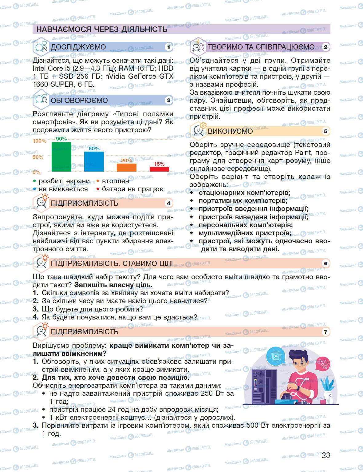 Підручники Інформатика 5 клас сторінка 23