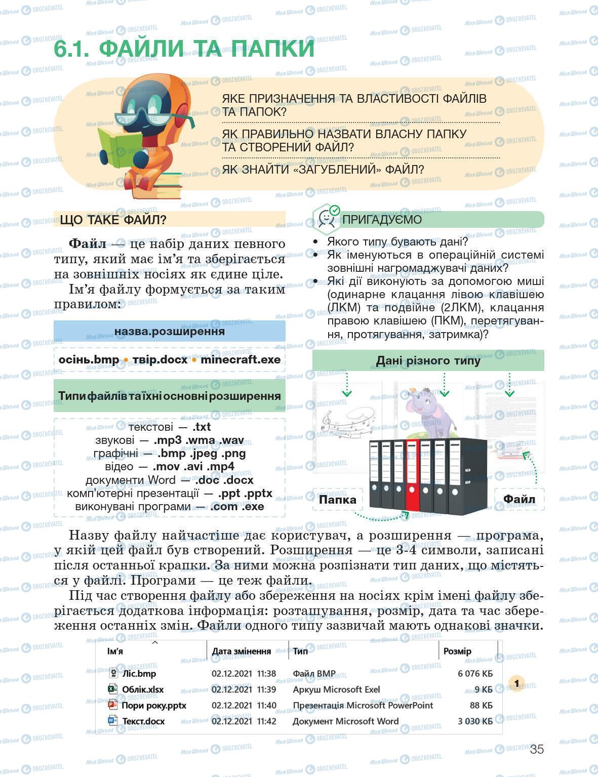 Підручники Інформатика 5 клас сторінка 35