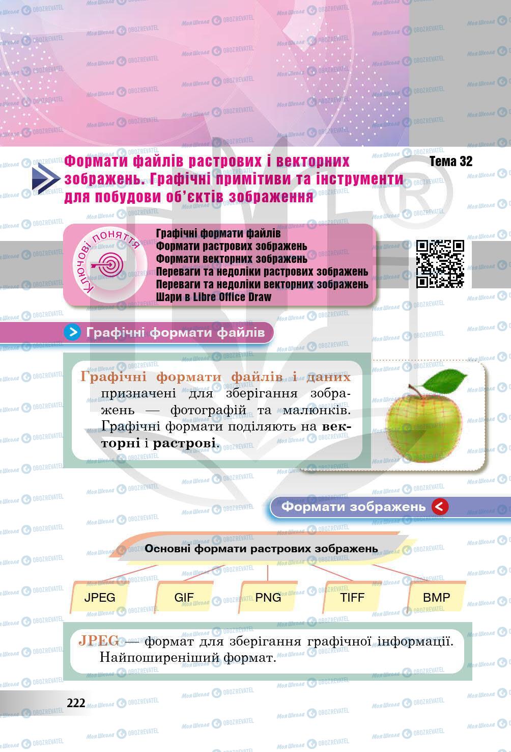 Підручники Інформатика 5 клас сторінка 222