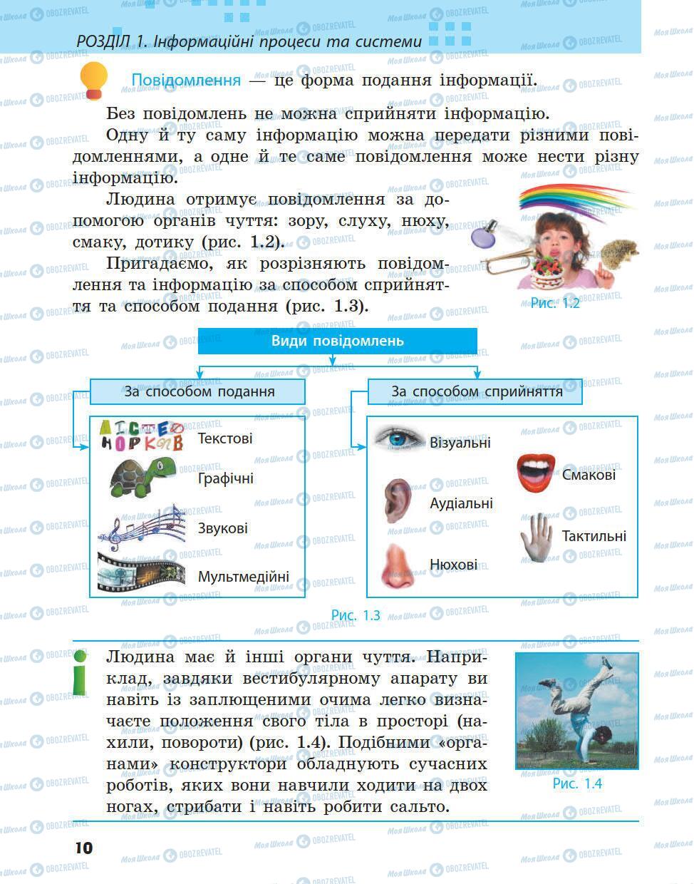 Підручники Інформатика 5 клас сторінка 10