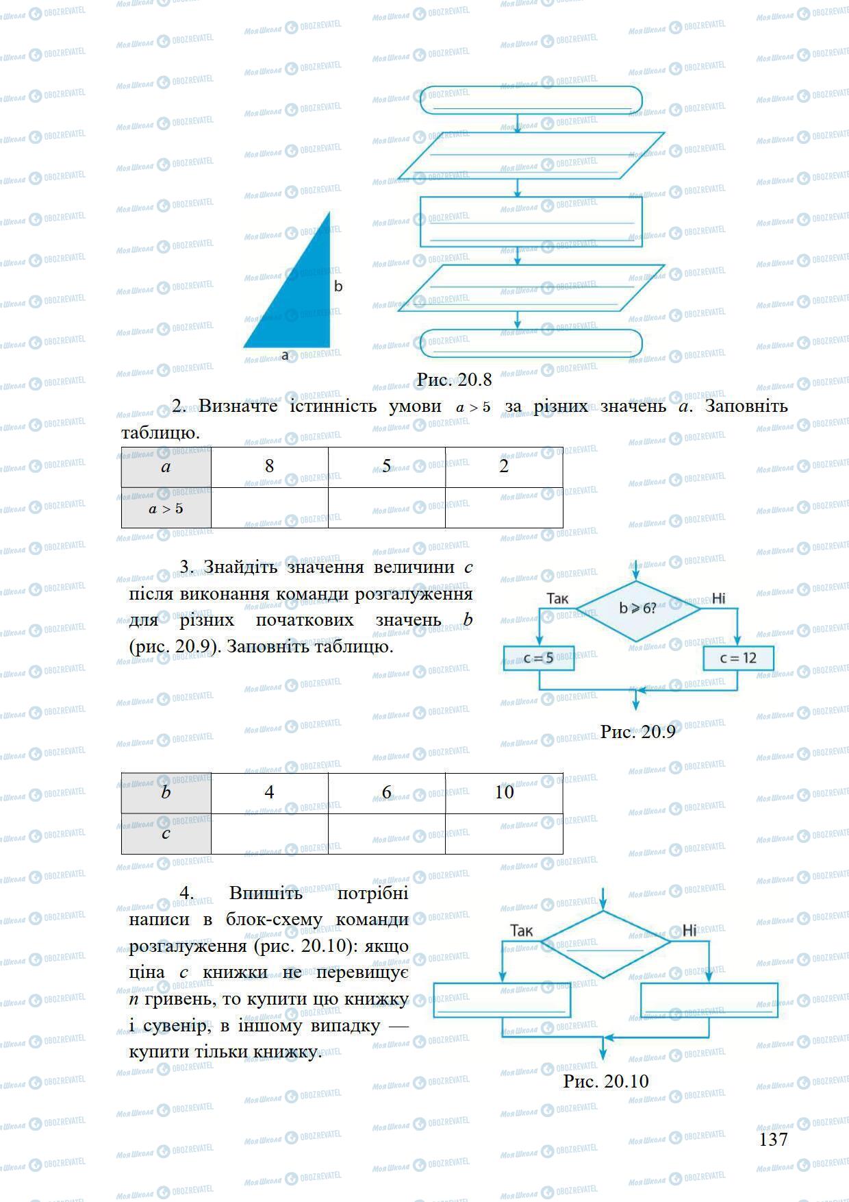 Підручники Інформатика 5 клас сторінка 137