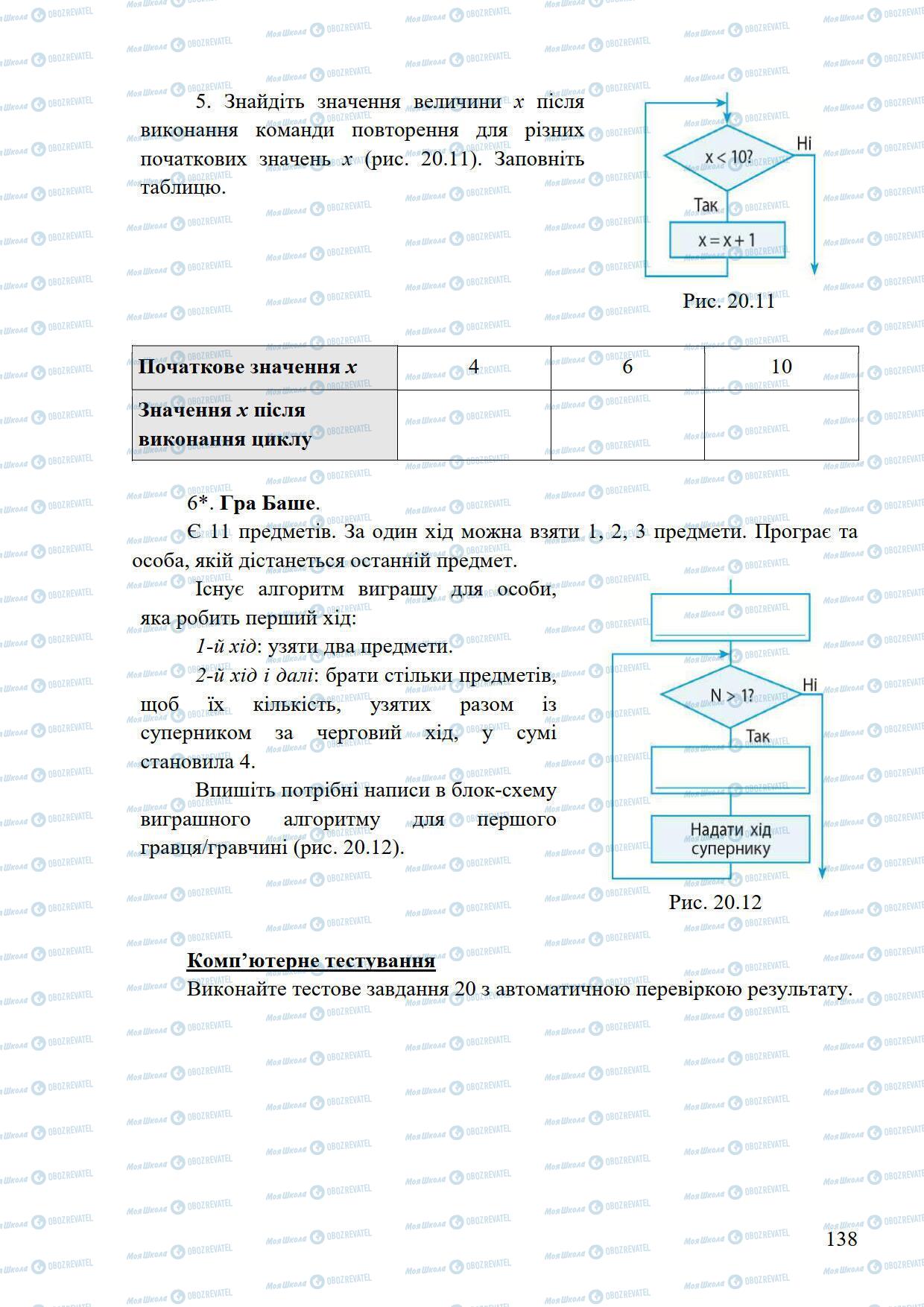 Підручники Інформатика 5 клас сторінка 138