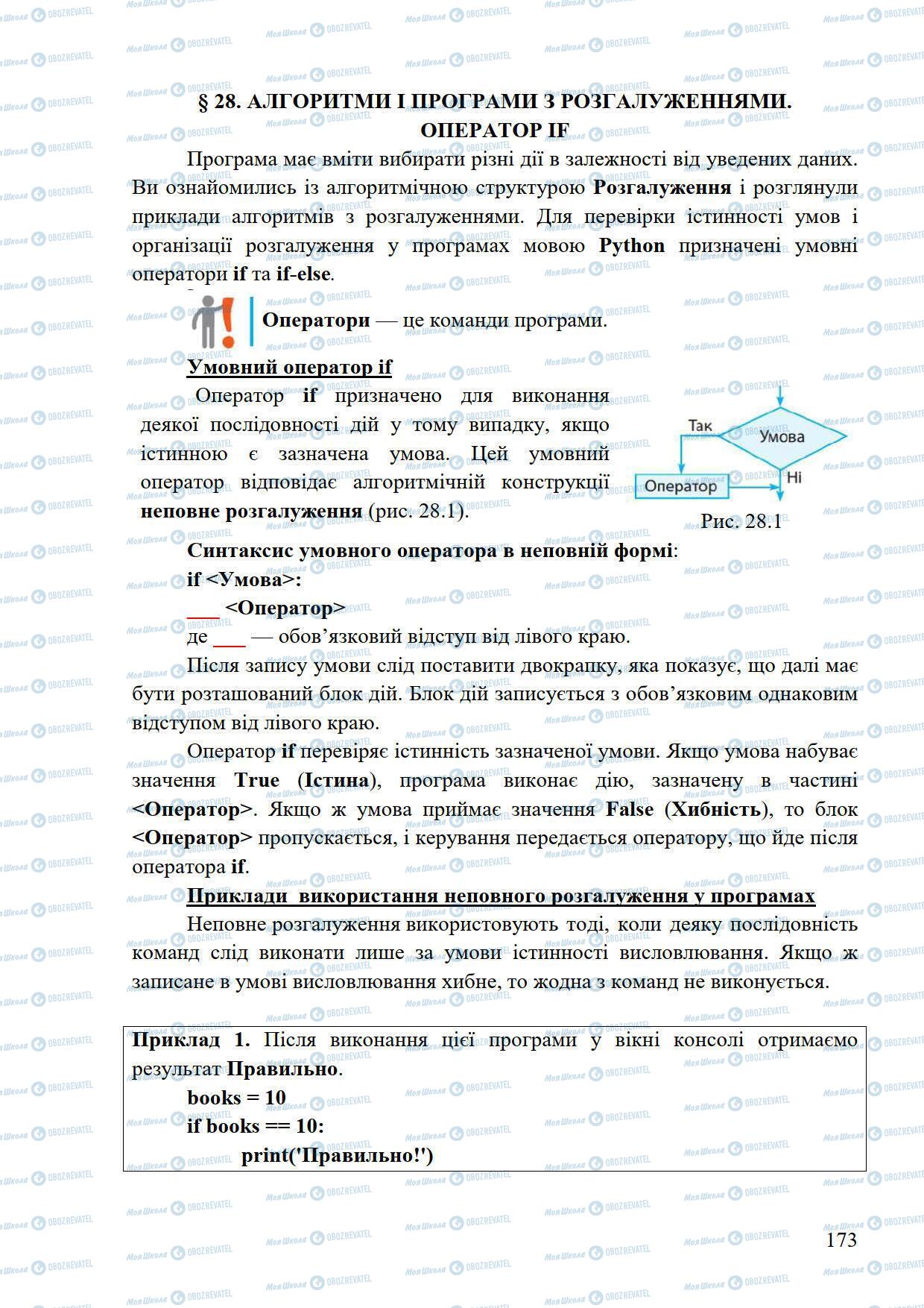 Підручники Інформатика 5 клас сторінка 173