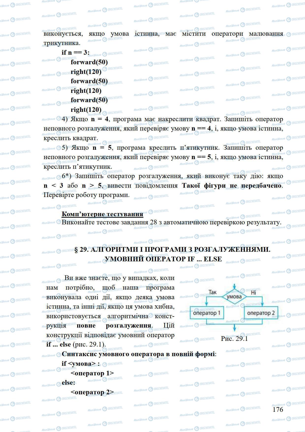 Підручники Інформатика 5 клас сторінка 176