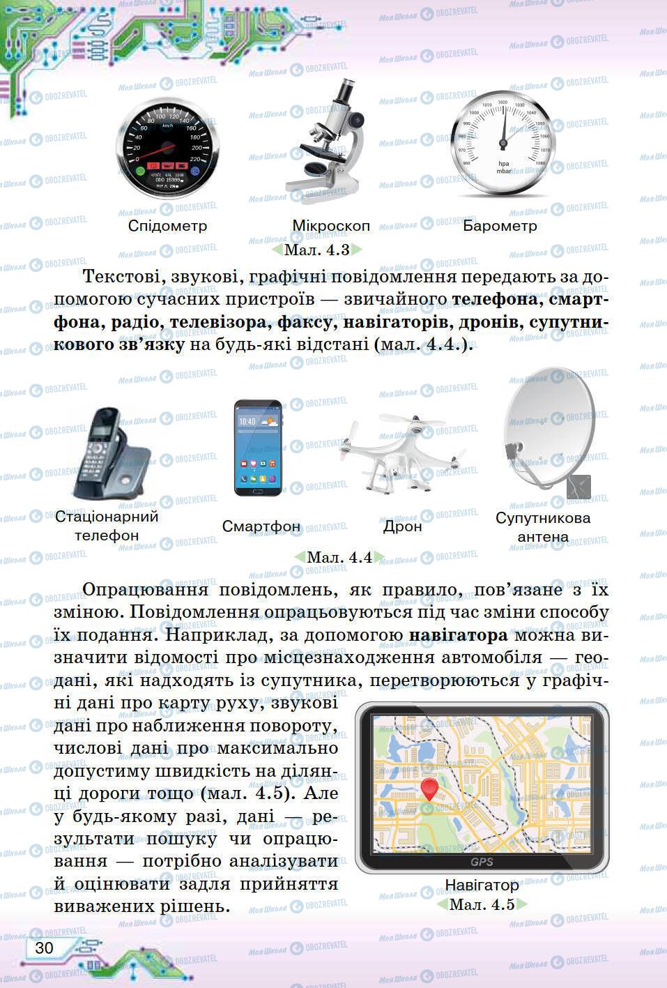 Підручники Інформатика 5 клас сторінка 30