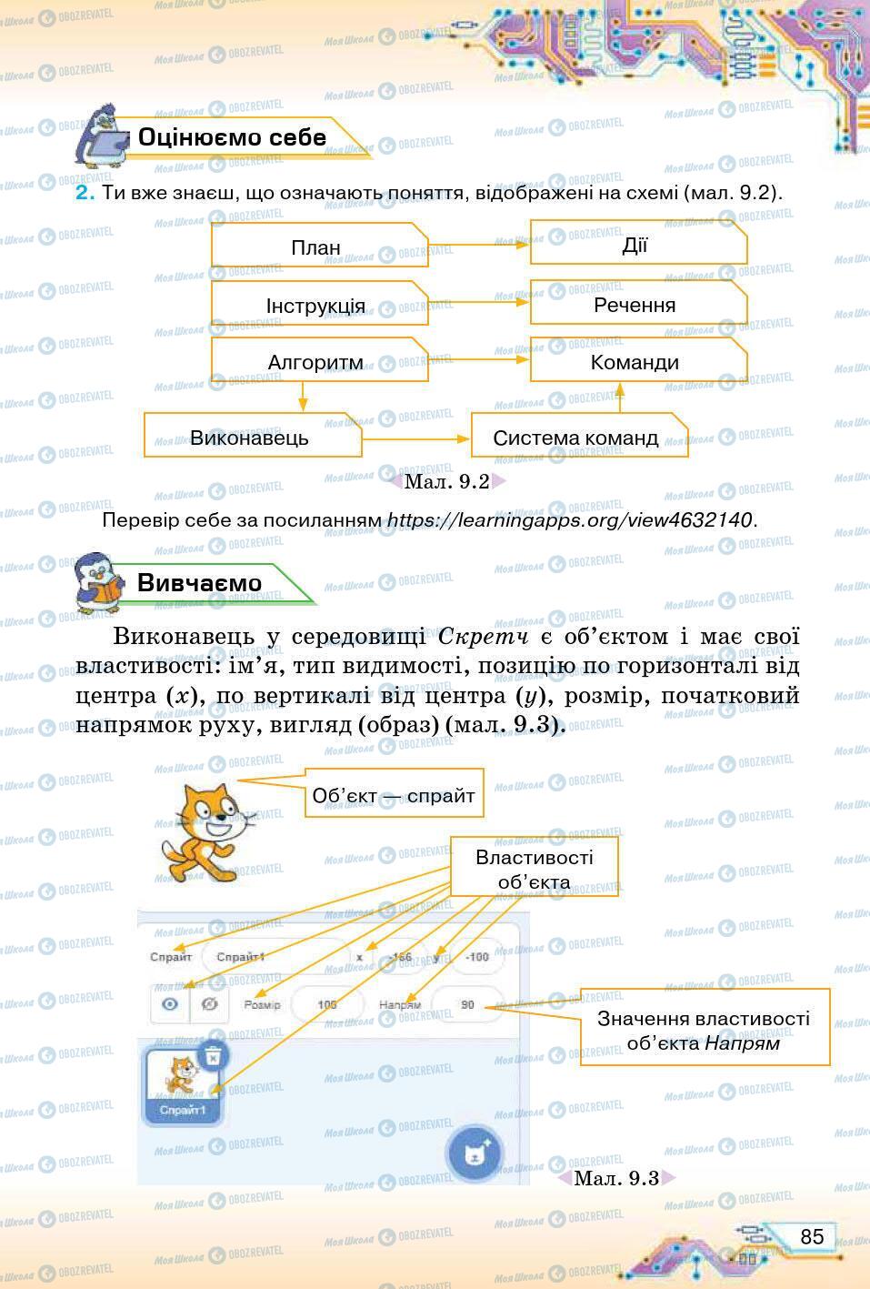 Учебники Информатика 5 класс страница 85