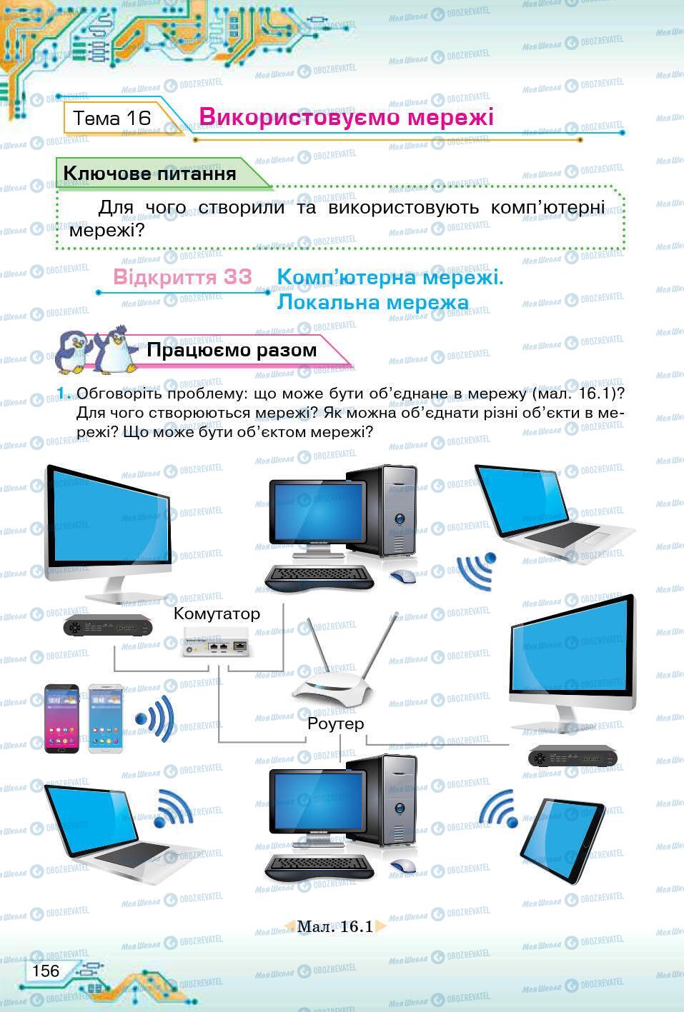 Підручники Інформатика 5 клас сторінка 156