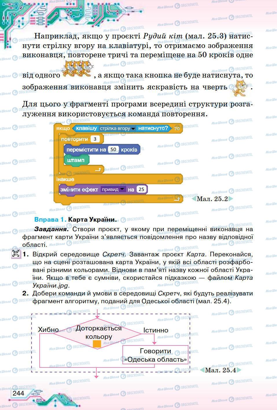 Учебники Информатика 5 класс страница 244