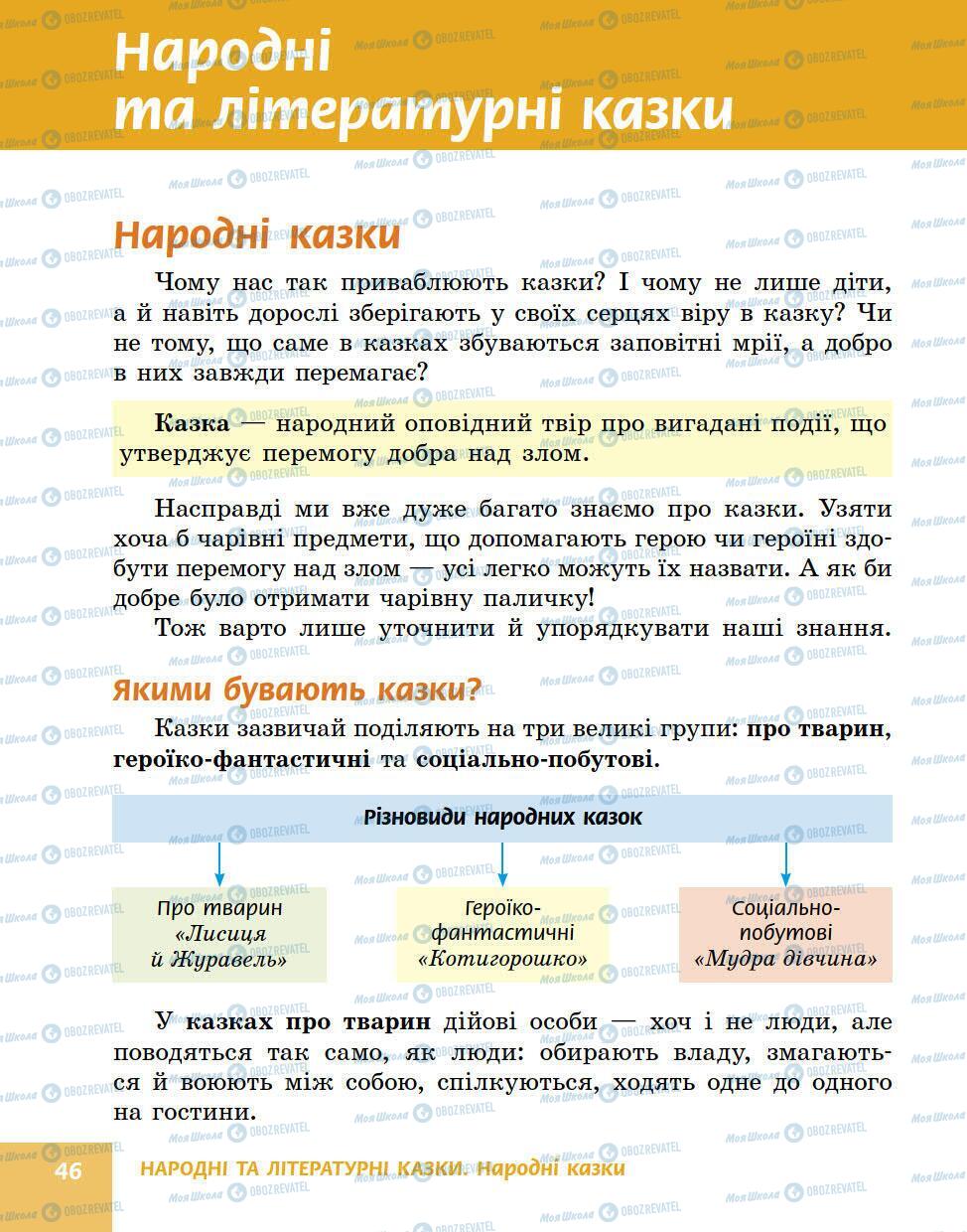 Підручники Українська література 5 клас сторінка 46