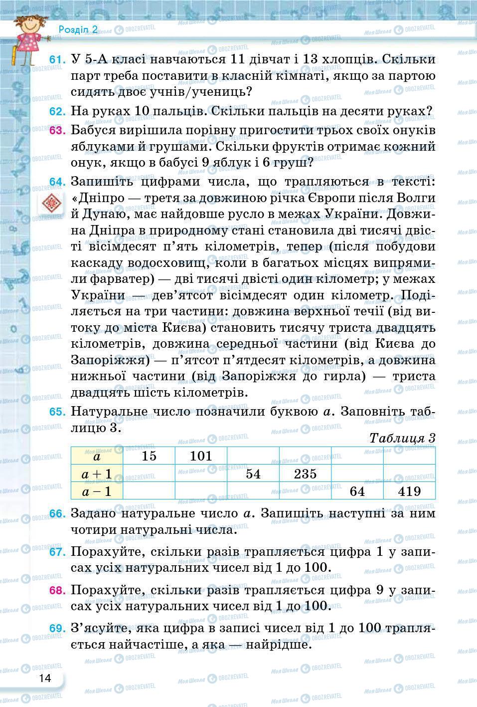 ГДЗ Математика 5 класс страница 14