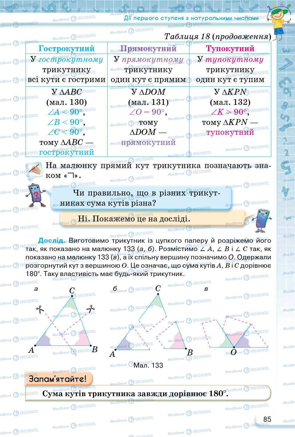 ГДЗ Математика 5 клас сторінка 85