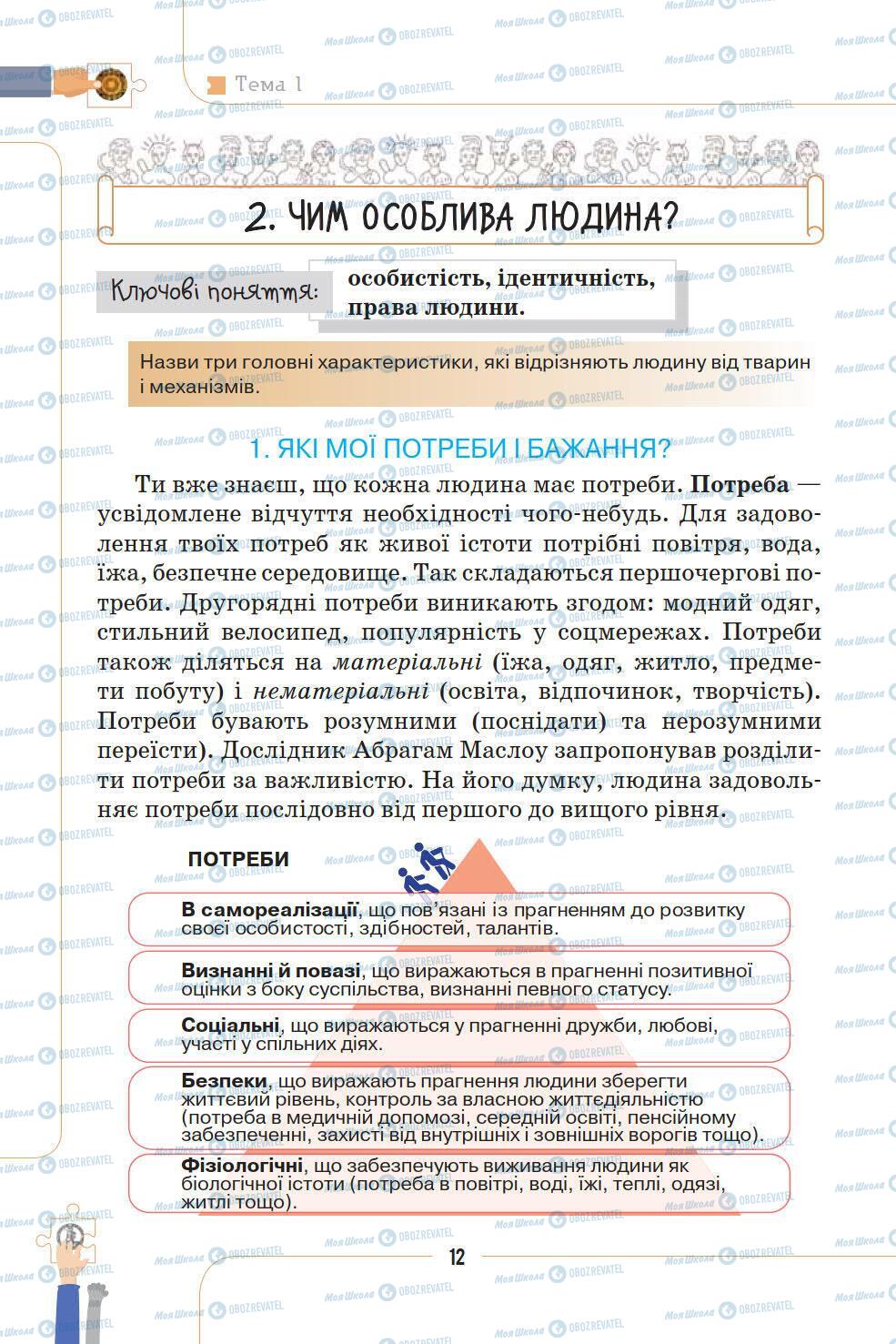 Підручники Історія України 5 клас сторінка 12